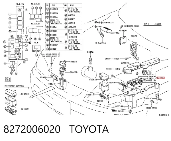  8272006020 Toyota
