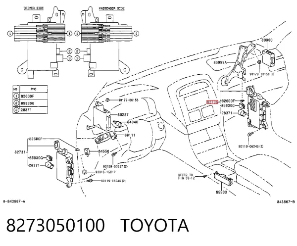  8273050100 Toyota