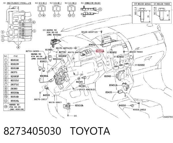  8273405030 Toyota