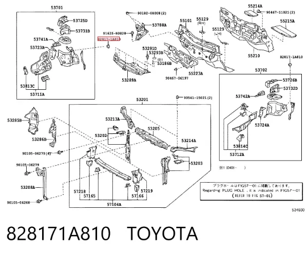  828171A810 Toyota