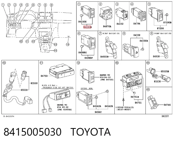  8415005030 Toyota