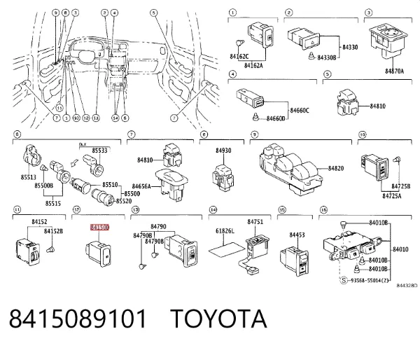  8415089101 Toyota