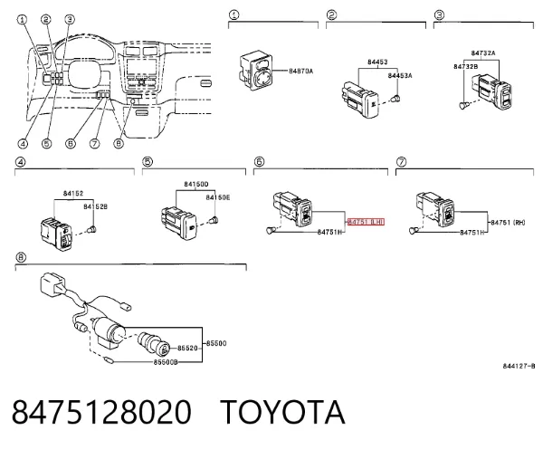 8475128020 Toyota