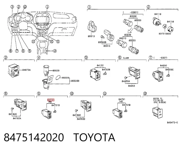  8475142020 Toyota
