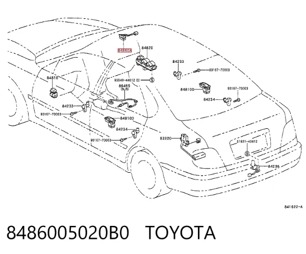  8486005020B0 Toyota