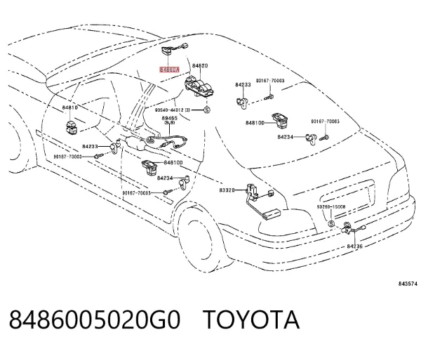  8486005020G0 Toyota