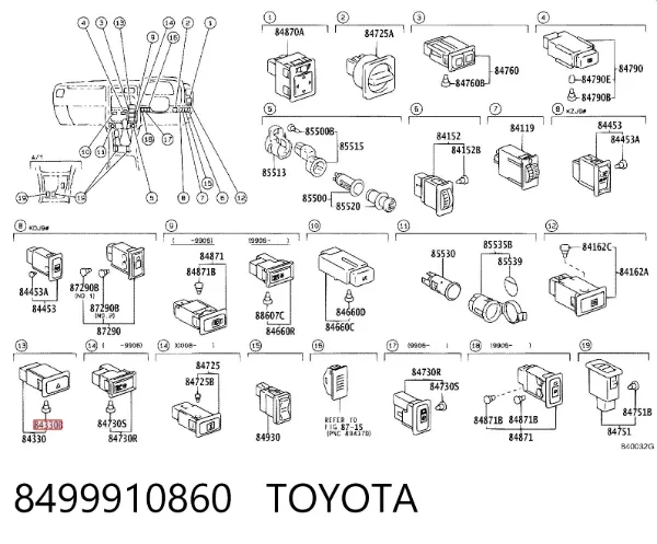  8499910860 Toyota