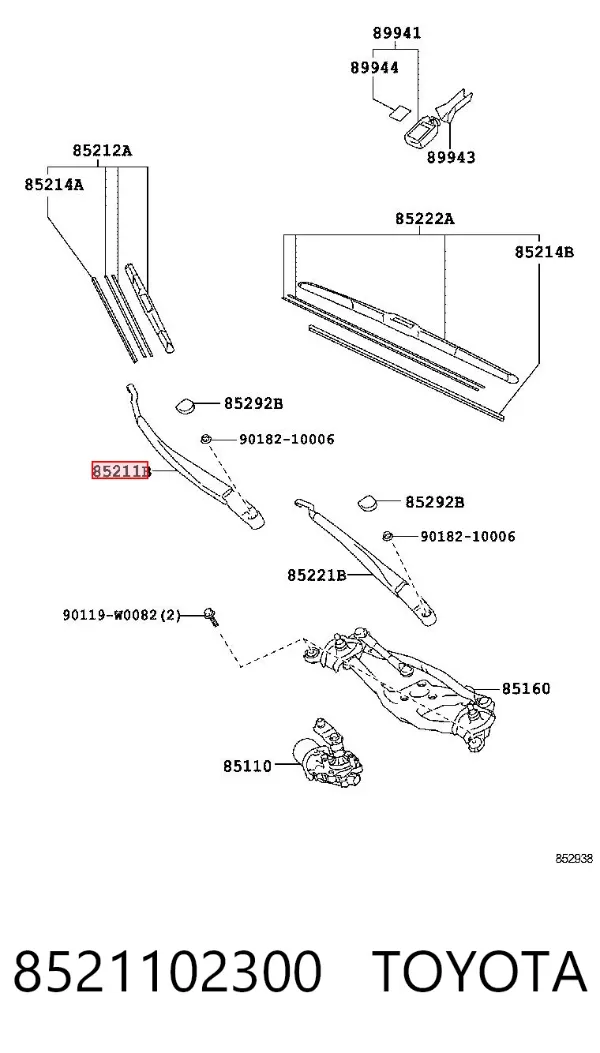  8521102300 Toyota