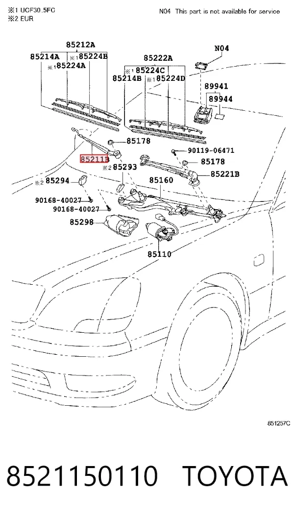  8521150110 Toyota