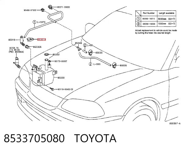  8533705080 Toyota