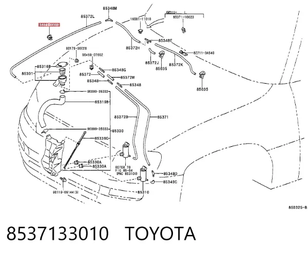  8537133010 Toyota