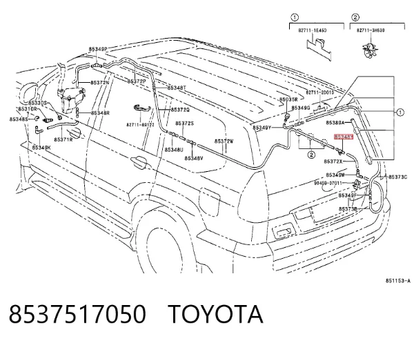  8537517050 Toyota