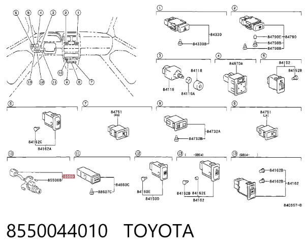  8550044010 Toyota