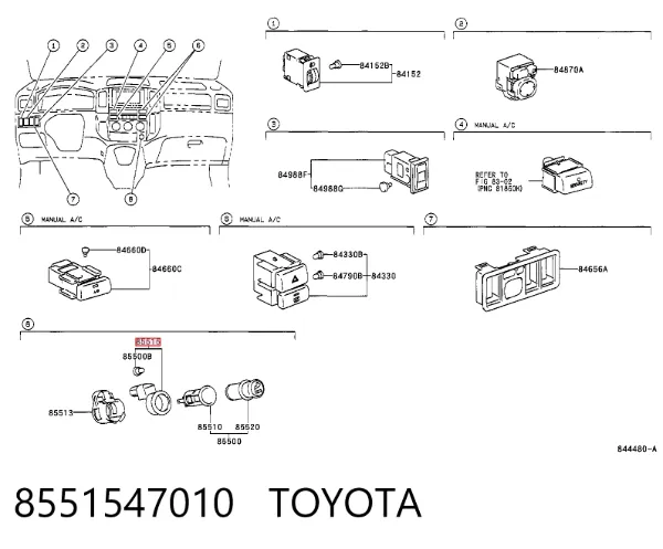  8551547010 Toyota