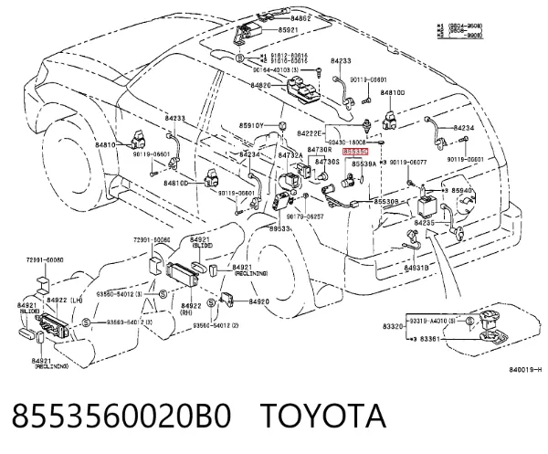  8553560020B0 Toyota