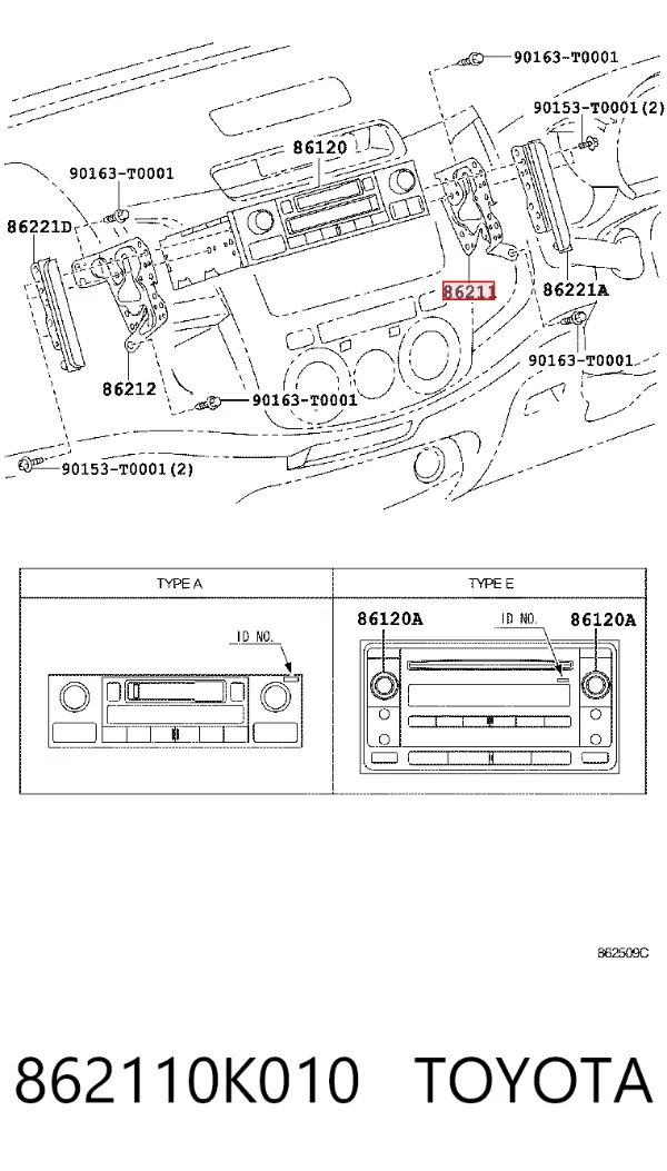  862110K010 Toyota