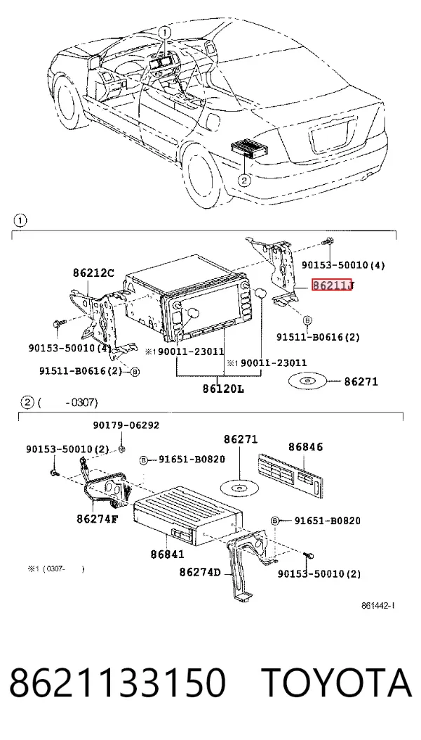  8621133150 Toyota
