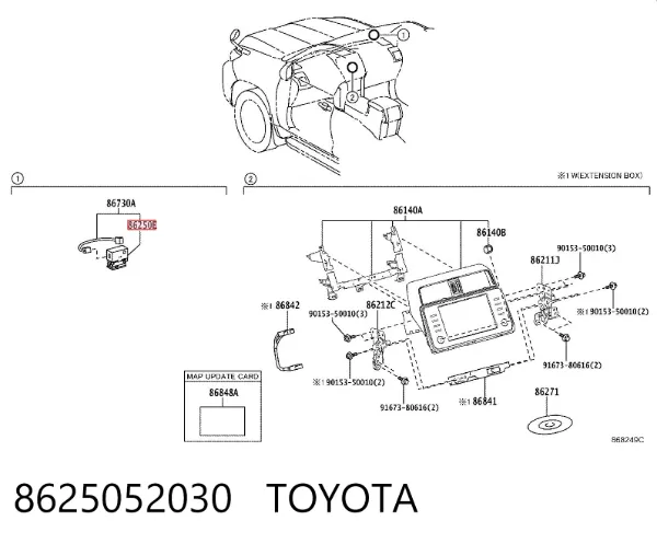  8625052030 Toyota