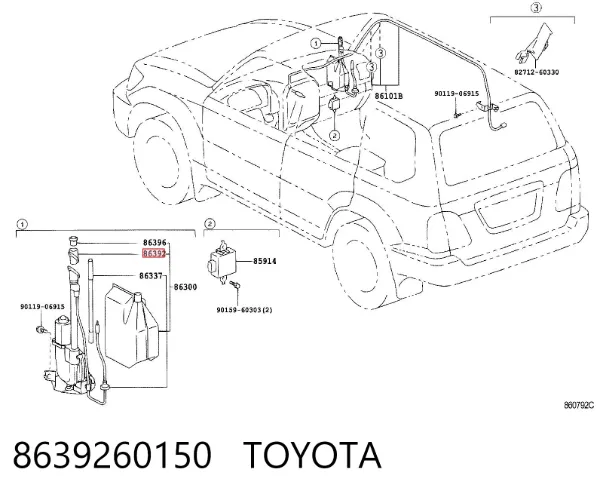  8639260150 Toyota