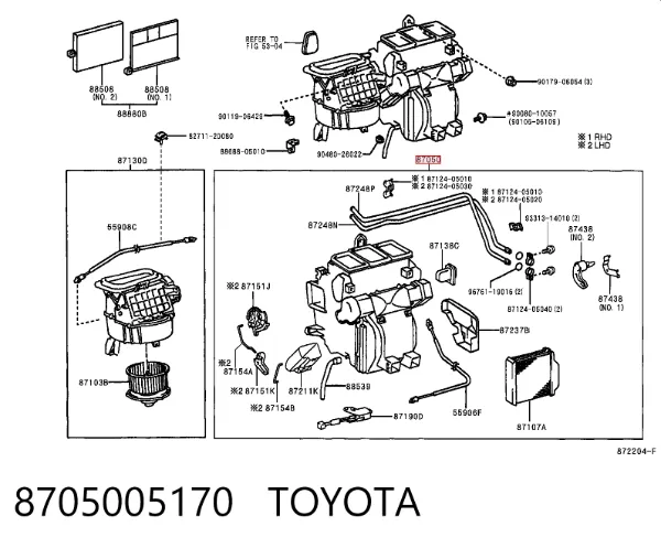  8705005170 Toyota