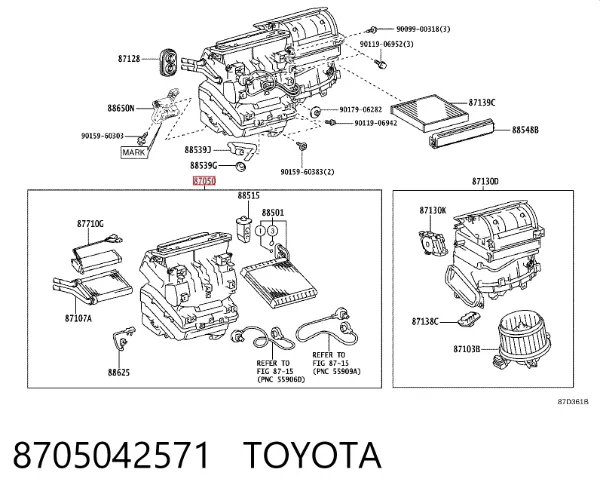  8705042571 Toyota