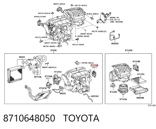 Acionamento de comporta de forno Lexus RX 300/330/350/400H