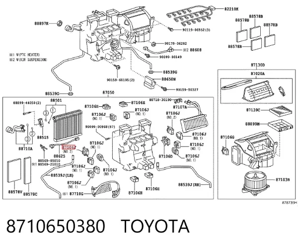  8710650380 Toyota