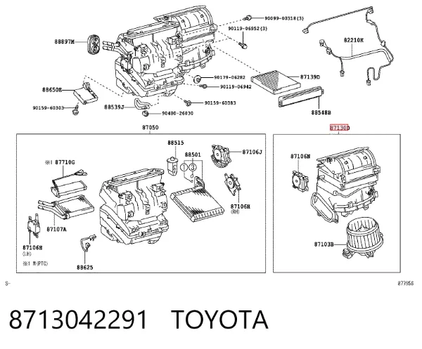 8713042291 Toyota