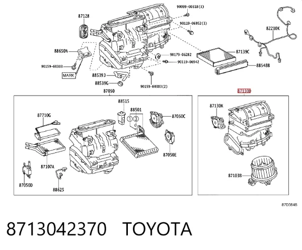  8713042370 Toyota