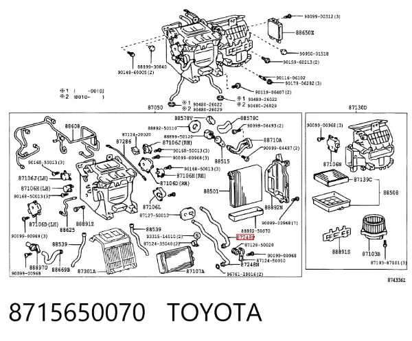  8715650070 Toyota