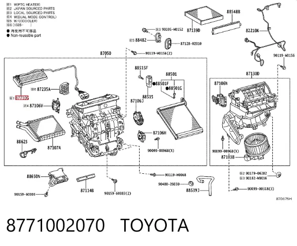  8771002070 Toyota