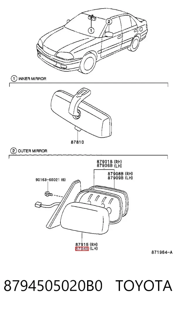  8794505020B0 Toyota