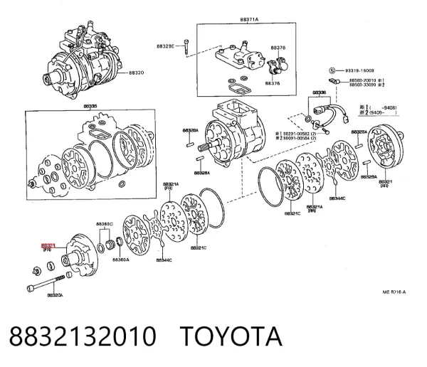  8832132010 Toyota