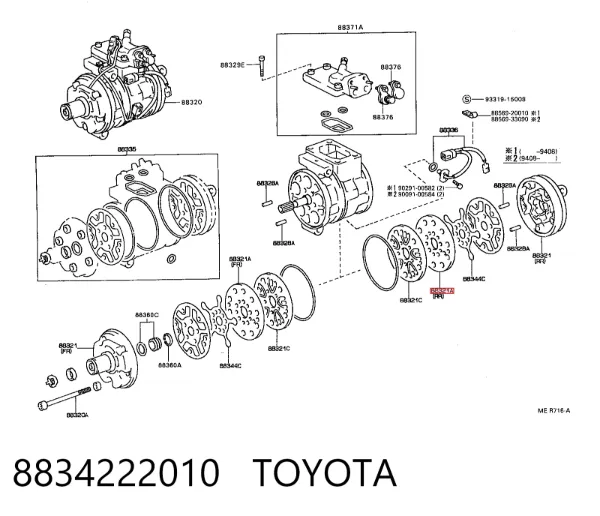  8834222010 Toyota