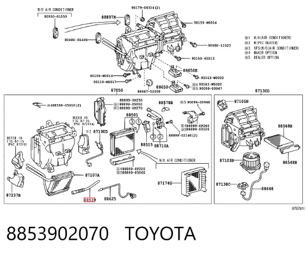  8853902070 Toyota
