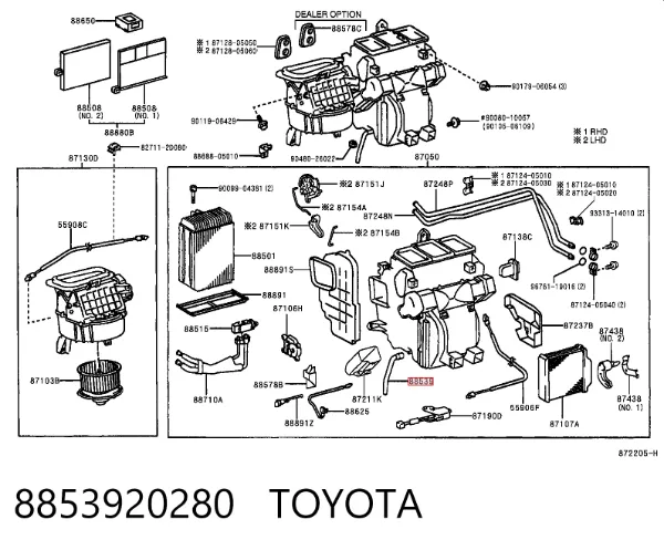  8853920280 Toyota