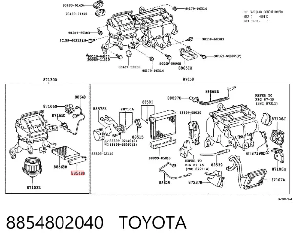  8854802040 Toyota