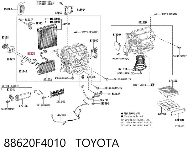  88620F4010 Toyota