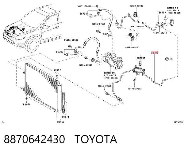  8870642430 Toyota