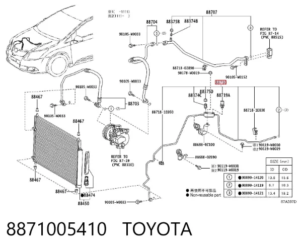  8871005410 Toyota