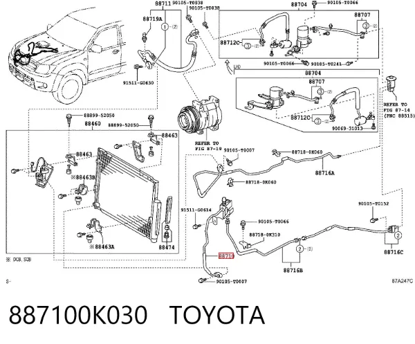  887100K030 Toyota