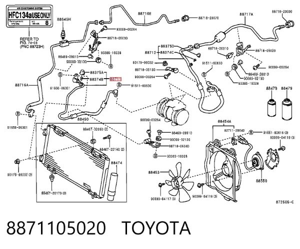  8871105020 Toyota