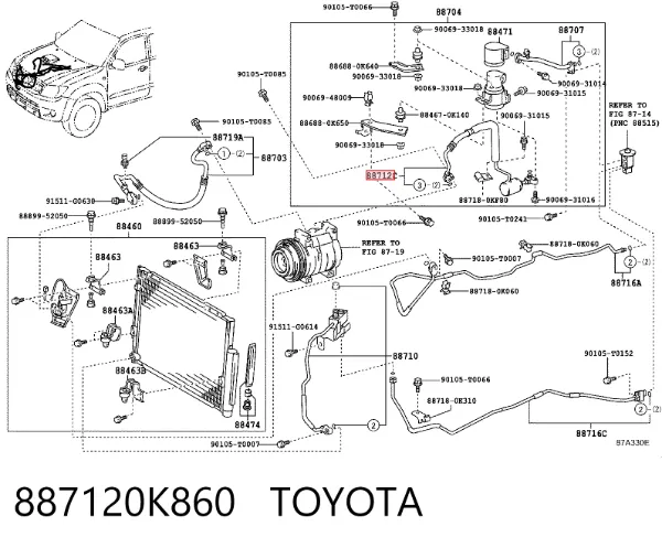  887120K860 Toyota