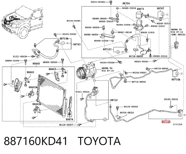  887160KD41 Toyota