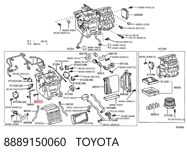  8889150060 Toyota