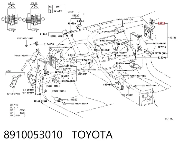  8910053010 Toyota