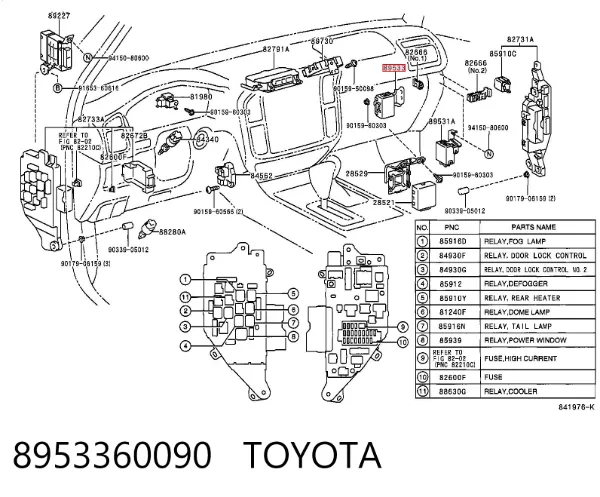  8953360090 Toyota