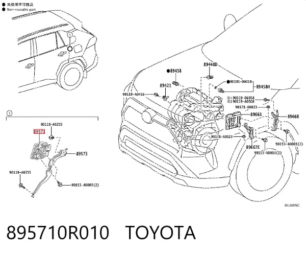  895710R010 Toyota