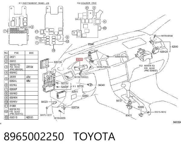 Unidade de controlo de reforçador elétrico do volante 8965002250 Toyota