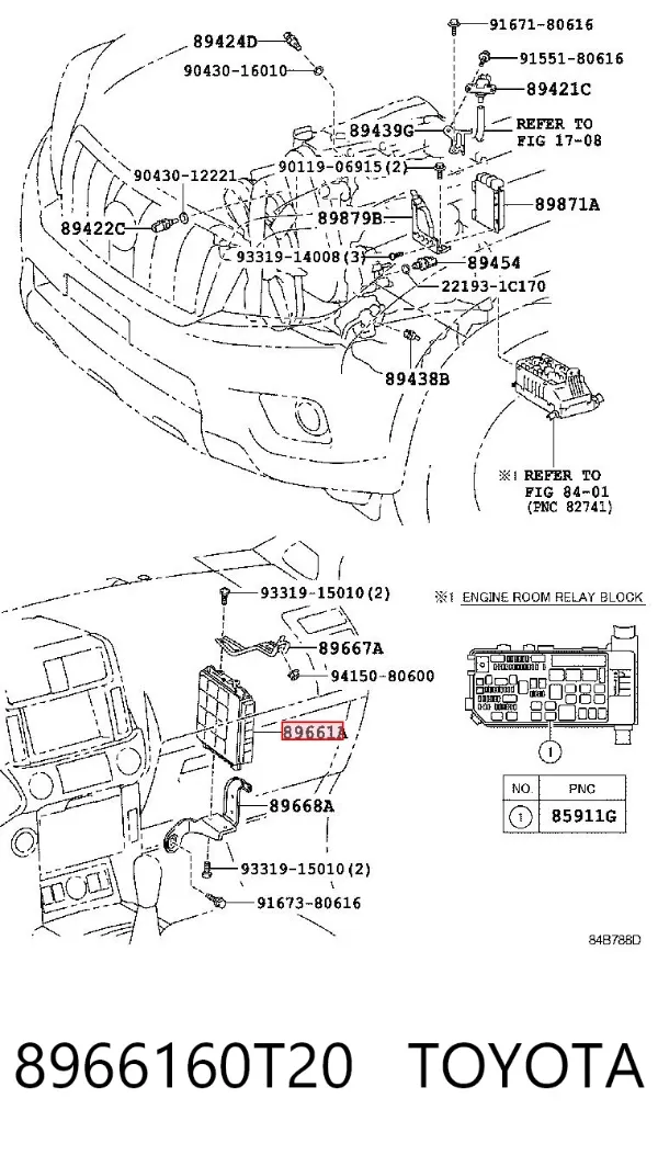 Módulo de direção (Centralina eletrônica) de motor 8966160T20 Toyota
